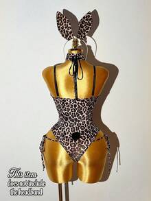 Bare Chapter 2件套裸露镂空铃铛颈圈性感连体衣女款 - 彩色 - 查看 2