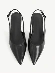 CUCCOO CHICEST Women's Fashion Versatile Pointed Toe Shoes - Black - View 2