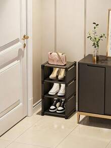 Adjustable 4/6/8 Tier Metal Shoe Rack - Tool-Free Assembly, Space Saving, Suitable For Entryway, Dorm And Closet | Sturdy Multi-Layer Sneaker Storage Rack, Unisex | Slim Modern Design, White/Black - Holds 12-24 Pairs Of Shoes | Non-Slip & Rust-Proof - Perfect For Apartments And Small Spaces! - Multicolor - View 22