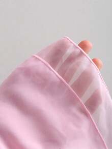 Sweetra Women's Elegant Light Pink Summer Cute Party Backless Halter Sequin Patchwork Chiffon Double-Layer Hem Dress,Fashionable Sweet Beach Graduation - Pink - View 7