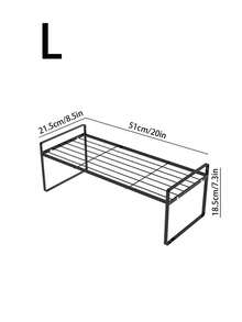 One-Piece Storage Rack, Under-Counter Sink And Dish Rack, Suitable For Kitchen And Bathroom Countertops And Cabinets, Home Organizers And Storage, Home Accessories, Storage, Kitchen, Kitchen Organizers, Kitchen Utensils, Room Decor, Home Furnishings. - Multicolor - View 7