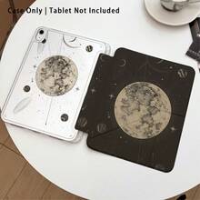 1个彩绘效果亚克力水晶平板电脑保护套，优质PU皮革平板电脑保护套 - 彩色 - 查看 2