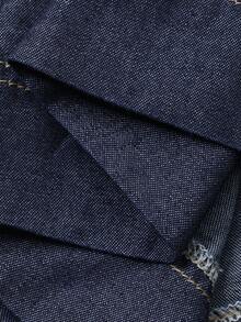 Dazy-Less Women's Casual Top And Jeans Set - Blue - View 3