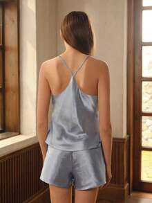 Bisouelle Bộ đồ ngủ/Pjama - Màu xanh bụi bặm - Xem 2