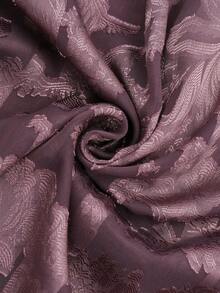 Modelyn Blus Wanita Ukuran Besar Elegan dengan Hiasan Renda dan Potongan di Bagian Depan - Purple - View 5