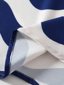 Franclia 女士优雅蓝色连衣裙，春夏装 - 藍色 - 查看 6