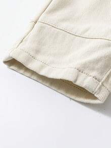 Quần short denim cạp chun co giãn, họa tiết phối màu, phong cách mùa hè cho bé trai. - Nhiều màu - Xem 8