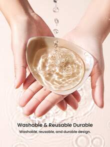 LUVLETTE Women Invisible Skin-Friendly Sticky Self-Adhesive Anti-Sagging Shaping Lifting Breast Tape,Bikini Breast Petals-Cinnamon - Cinnamon - View 4