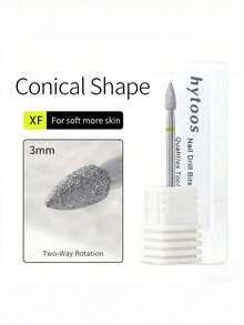 1Pc 3Pcs Tapered Diamond Nail Drill Bit Professional Cuticle Cleaner For Dead Skin Removal Nail Care Manicure Tool - Multicolor - View 11