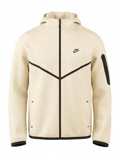 Nike Tech Men's Full-Zip Hoodie Khaki