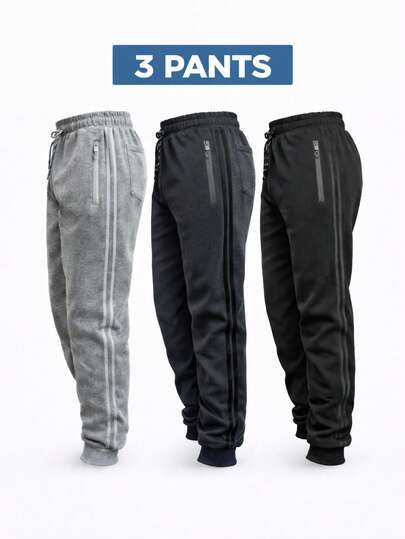 Nes Sport Set de 3 Pants con Líneas de Caballero