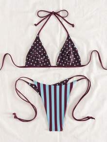 Swim SXY Women's New Reversible Sexy Bikini 2 Pieces Swimsuit Set, Fashion For Beach, Party, Vacation, Hot Selling Sexy Swimwear - Multicolor - View 4