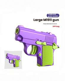Gravity 1911 Puppy Pistol Carrot Gun Stress Relief 3D Carrot Knife Toy Mini Small Gun - Multicolor - View 14