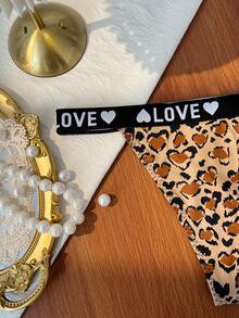 女童字母印花极简性感低腰纯棉内裤 - 彩色 - 查看 7