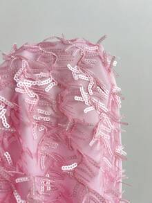 Elamini Sexy Crop Top With Plunging V-Neck And Backless Design, Paired With Bodycon Mini Skirt, Suitable For Spring/Summer - Pink - View 6