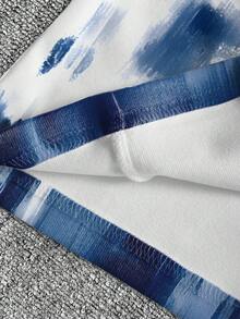 Lalippa 女士彩色仿牛仔印花轻薄外套，时尚休闲运动拉链设计，修身长袖，适合户外旅行，礼品 - 彩色 - 查看 5