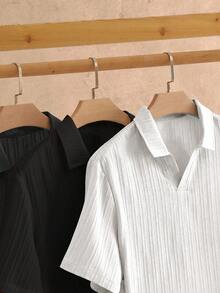 HIMLAND 3件装男士简约冰丝短袖Polo衫，夏季 - 彩色 - 查看 6