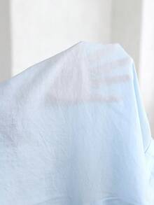 Modelyn Blusa holgada con cuentas de burbuja de color azul claro, primavera/verano - Celeste - Ver 8