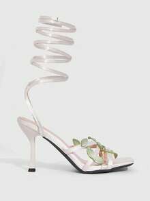 CUCCOO SZL Women's High-Heeled Sandals Are Sexy - Apricot - View 6