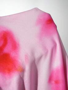 SaltGleam SaltGleam 粉色扎染性感露背吊带连体衣，适合海滩度假 - 粉色 - 查看 7