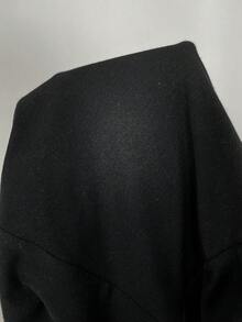 Aloruh Bộ jumpsuit cổ chữ V viền ren, trang phục công sở, jumpsuit mùa hè/jumpsuit đen thanh lịch thường ngày/jumpsuit đa năng dễ phối đồ - màu đen - Xem 8