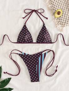 Swim SXY Women's New Reversible Sexy Bikini 2 Pieces Swimsuit Set, Fashion For Beach, Party, Vacation, Hot Selling Sexy Swimwear - Multicolor - View 2