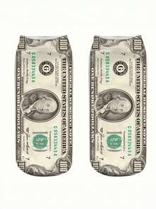 Zazumi Bestseller Funny Dollar Print Socks Novelty Money Pattern Crew Socks Casual Comfy Breathable Cotton Socks For Men Women Daily Wear Streetwear Party Gift Socks 1 Pair 2 Pairs 6 Pairs Pack Fashion Socks Funky Graphic Socks Stocking Stuffers - Multicolor - View 6