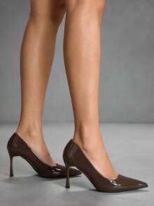 CUCCOO SZL Women's High-Heeled Shoes Are Sexy - Coffee Brown - View 3