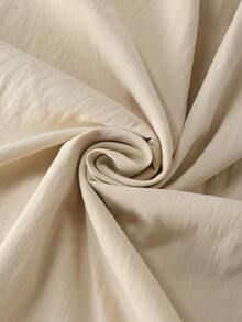 Franclia Women's French Elegant Vacation Tie-Waist Flared Dress - Apricot - View 4