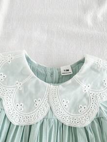 Vintaside Kids 新生儿宽松复古甜美褶皱连衣裙 - 彩色 - 查看 5