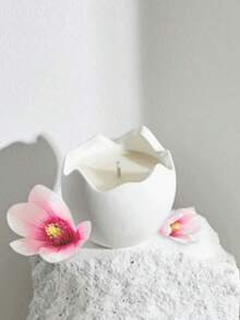 Cirelle Creative Eggshell-Shaped Soy Candle - Natural Flower Scented Aromatherapy Cup, Unique Decoration For Easter - multicolor - View 9