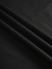 SHEIN 女式短袖 T 恤，带肖像设计图案 T 恤女式上衣 - 黑色 - 查看 3