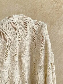 Soleia Đầm dệt kim màu trơn dành cho nữ, kiểu cổ yếm, lưng hở, khoét eo, gợi cảm, thích hợp cho kỳ nghỉ và hẹn hò. - trắng - Xem 6