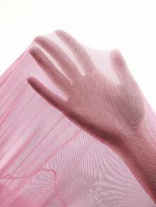 MaterniChic Maternity Solid Color Ruched Fitted Elegant Dress - Baby Pink - View 8