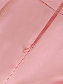 Franclia 2026 New Elegant Women's 2-Piece Set, V-Neck Camisole And Satin Skirt, Minimalist Chic Commuting Casual Style, A-Line High Waist Design, Suitable For Vacation - Multicolor - View 5