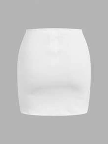 SHEIN BASICS 2件装女士半身裙 - 彩色 - 查看 5