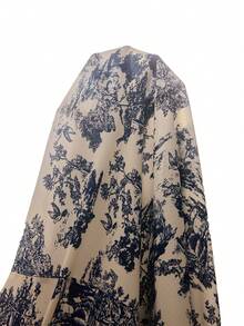 SHEIN Bộ 2 món cỡ lớn: Áo khoác in hoa và áo ngủ hai dây phối ren màu trơn. - Nhiều màu - Xem 8
