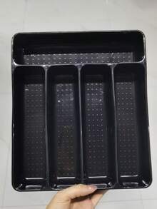 1pc Kitchen Drawer Organizer Cutlery Tray, In-Cabinet Utensil Caddy With Compartments For Knives, Forks, Spoons, Chopsticks, Cooking Utensils Storage, Knife & Fork Drawer Divider - Multicolor - View 19