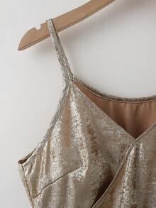 Franclia New Arrival Sleeveless Tank Top For Women, Slimming Design, Spring/Summer - Champagne - View 3