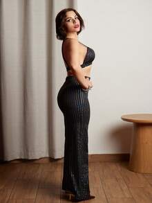 Lupita Cardoza 女士日常两件套服装 - 黑色 - 查看 4