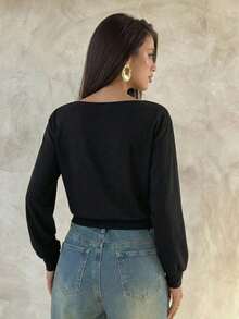 Firerie 女士休闲优雅金属领长袖防晒上衣/黑色上衣/外套/休闲上衣/夏季上衣/柔软舒适上衣/音乐节服装 - 白色 - 查看 7