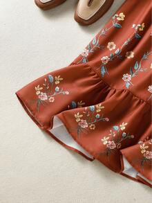 EMERY ROSE Women's Casual Floral Print Skirt - Multicolor - View 6