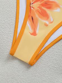 Swim Vcay 女士夏季沙滩印花性感比基尼泳衣套装 - 彩色 - 查看 4