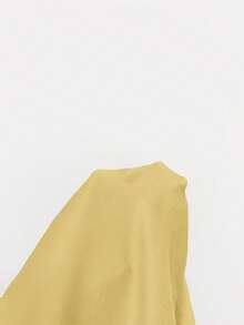 INAWLY 女士百搭纯色系带衬衫 - 米色 - 查看 5