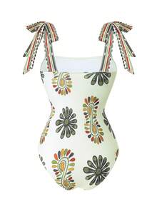 Swim Oasis Bộ đồ bơi liền thân cỡ lớn mới năm 2026 kèm áo khoác ngoài và váy, set 2 mảnh, trang phục đi biển mùa hè cho nữ. - Nhiều màu - Xem 4