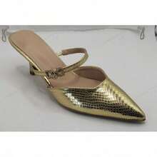 CUCCOO CHICEST Women's Autumn Shoes - Golden snake pattern - View 7