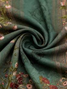 Brillora 女士杏色扎染波西米亚绿印花抹胸上衣短裤连体裤 - 优雅浪漫复古夏季海滩度假装，简约旅行穿搭，适合春假、热带海岛婚礼、周年纪念、伴娘派对、约会之夜、婚礼宾客、新娘送礼会、波西米亚音乐节及时尚夏季穿着 - 白色 - 查看 8