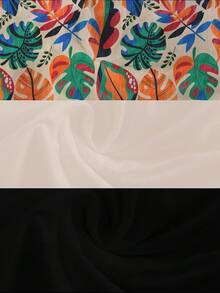 Soleia 3件装休闲印花波西米亚风优雅复古上衣，适合春夏海滩/度假穿着，舒适宽松吊带背心，大码女款 - 彩色 - 查看 4