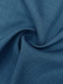 Mono de unicolor para uso casual/oficina en verano - Azul - Ver 5