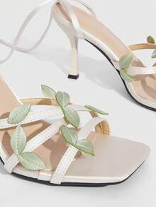 CUCCOO SZL Women's High-Heeled Sandals Are Sexy - Apricot - View 3